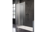 Přední plocha koutu prysznicowej walk-in Radaway Modo New IV, 100x200cm, sklo čiré, profil chrom