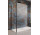 Přední plocha koutu prysznicowej walk-in Radaway Modo New Black IV, 100x200cm, sklo čiré, profil černá