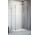 Přední plocha koutu prysznicowej Radaway Arta KDS II, levý, 140x200cm, sklo čiré, profil Chrome+