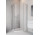 Čtvercový sprchový kout asymetrické Radaway Essenza New PTJ 100 Z x 90 S, dveře levé, profil chrom, sklo čiré