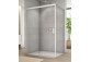 Dveře sprchové Sanswiss Cadura CAS2, 150x200cm, levé, posuvné, sklo čiré, bílý profil