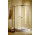 Čtvrtkruhový sprchový kout Radaway Classic A, 90x90cm, rozsuwana, sklo fabric, profil chrom