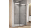 Dveře sprchové Sanswiss Cadura CAS2, 150x200cm, levé, posuvné, sklo čiré, bílý profil