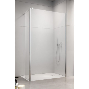 Dveře sprchové do niky Radaway Carena DWB 90, levé, 893-905mm, sklo čiré, profil chrom