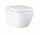 Závěsné wc Grohe Euro Ceramic, 54x37cm, bezkołnierzowa se sedadlem s pozvolným sklápěním - alpská bílá