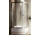 Čtvrtkruhový sprchový kout Radaway Premium A 1700, 80x80cm, rozsuwana, sklo fabric, profil chrom