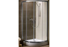 Čtvrtkruhový sprchový kout Radaway Premium Plus A 1900, 80x80cm, rozsuwana, sklo fabric, profil chrom