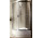 Čtvrtkruhový sprchový kout Radaway Premium Plus A 1700, 90x90cm, rozsuwana, sklo fabric, profil chrom
