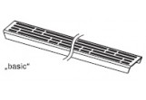 Rošt jednoduchý TECE drainline Basic 700 mm broušená ocel