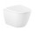 Mísa wc závěsná, Roca Ona 48×36 cm, Rimless Supraglaze - bílá