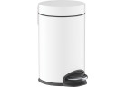 Zásobník na odpadky Hansgrohe AddStoris, kovový, 3 litry, bílý matnáný