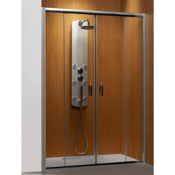 Dveře sprchové do niky Radaway Carena DWB 90, pravé, 893-905mm, sklo čiré, profil chrom