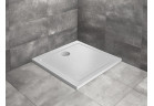 Akrylátátová sprchová vanička Radaway Doros C čtvercová 80x80 cm, stone white