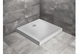 Akrylátátová sprchová vanička Radaway Doros C Compact čtvercová 100x100 cm, stone bílý