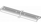 Rošt jednoduchý TECE drainline Quadratum 900 mm broušená ocel