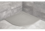 Sprchová vanička pravoúhlý Radaway Kyntos F, 210x100cm, konglomerát mramorový, cemento