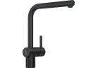 Dřezová baterie Franke Atlas Neo Sensor, výška 297mm, výsuvná sprcha, uruchamianie czujnikiem, černá ušlechtilá ocel