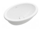 Zápustné umyvadlo Villeroy & Boch Loop & Friends, 57x41cm, bez přepadu, bez otvoru pro baterii, Weiss Alpin CeramicPlus