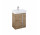 Set závěsná skříňka s umyvadlem Elita Skye, 50cm, 2 dvířka, dub canela