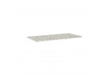 Blat naszafkowy Elita ElitStone Terrazzo, 60x46cm, mramorový, bílý matnáný