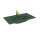 Umyvadlo nábytkové Elita Skappa 80, 81.5 x 46.6 cm, z přepadem, otvor na baterii, forest green matnáný