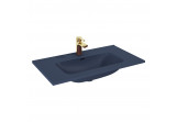Umyvadlo nábytkové Elita Skappa 80, 81.5 x 46.6 cm, z přepadem, otvor na baterii, navy blue matnáný