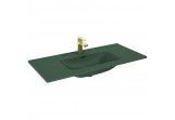 Umyvadlo nábytkové Elita Skappa 100, 101.5 x 46.6 cm, z přepadem, otvor na baterii, forest green matnáný
