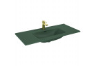 Umyvadlo nábytkové Elita Skappa 100, 101.5 x 46.6 cm, z přepadem, otvor na baterii, forest green matnáný