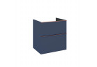 Komoda závěsná Elita Look, 60cm, 2 szuflady, navy blue matnáný