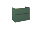 Komoda závěsná Elita Look, 80cm, 2 szuflady, forest green matnáný