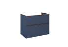 Komoda závěsná Elita Look, 80cm, 2 szuflady, navy blue matnáný