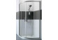 Sprchový kout 1/4 kruh Huppe Classics 2, 1000x1000mm, dveře posuvné, šířka vstupu 570mm, Anti-Plaque, stříbrná profil