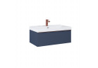 Skříňka pod umyvadlo závěsná Elita Look, 80cm, 1 zásuvka, navy blue matnáný