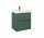Skříňka pod umyvadlo závěsná Elita Look, 60cm, 2 szuflady, forest green matnáný