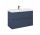 Skříňka pod umyvadlo závěsná Elita Look, 100cm, 2 szuflady, navy blue matnáný