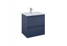 Skříňka pod umyvadlo Elita Split, 60cm, 2 szuflady, navy blue matnáný