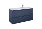 Skříňka pod umyvadlo Elita Split, 120cm, pravé, 3 zásuvky, navy blue matnáný