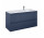 Skříňka pod umyvadlo Elita Split, 120cm, pravé, 3 zásuvky, navy blue matnáný