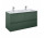 Skříňka pod umyvadlo Elita Split, 120cm, 3 zásuvky, forest green matnáný