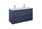 Skříňka pod umyvadlo Elita Split, 120cm, 3 zásuvky, navy blue matnáný