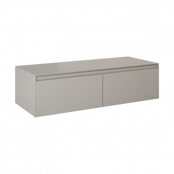 Komoda Elita Split Slim, 100cm, 1 zásuvka, s policí, bílý lesklá