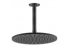 Horní sprcha Gessi Inciso, kulatá, 300mm, se stropní přípojkou, Warm Bronze Brushed PVD