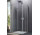 Dveře Huppe Design Pure křídlové skládací, szer. 100 cm, wys. 200 cm, připevnění levé, čiré sklo, stříbrný lesklý profil