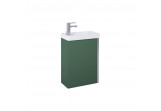 Set závěsná skříňka s umyvadlem Elita Spring, 45cm, 1 dvířka, forest green matnáný