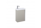 Set závěsná skříňka s umyvadlem Elita Spring, 45cm, 1 dvířka, fume matnáný