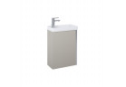 Set závěsná skříňka s umyvadlem Elita Spring, 45cm, 1 dvířka, fume matnáný