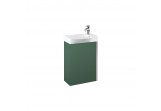 Set závěsná skříňka s umyvadlem Elita Summer, 45cm, 1 dvířka, forest green matnáný