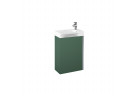 Set závěsná skříňka s umyvadlem Elita Summer, 45cm, 1 dvířka, forest green matnáný