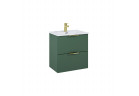 Set skříňka s umyvadlom Elita Street Plus, 50cm, 2 szuflady, forest green matnáný