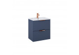Set skříňka s umyvadlom Elita Street Plus, 50cm, 2 szuflady, navy blue matnáný